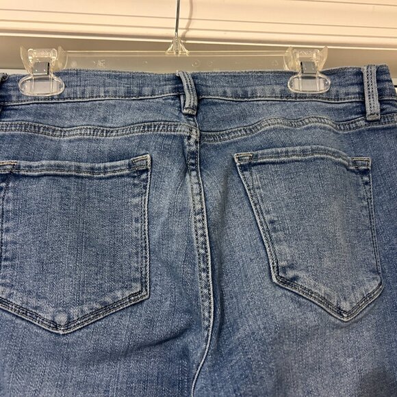 FRAME Denim Sz 28 Light Blue Wash Le Garçon Straight Leg Jeans - Picture 6 of 7